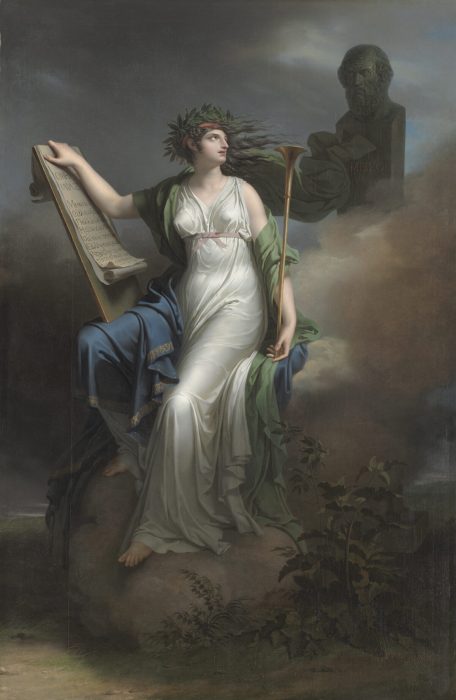 «Каллиопа, муза эпической поэзии», 1798, Шарль Менье. Масло на холсте. Кливлендский музей искусств. (Public Domain)