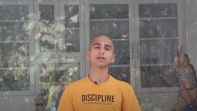 Юный  астролог  Абигья Ананд. Скриншот: Conscience/youtube.com