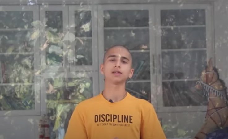 Юный  астролог  Абигья Ананд. Скриншот: Conscience/youtube.com