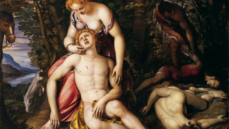 «Анжелика и Медоро», около 1560–1596 годов, Симоне Петерцано, холст, масло. Частная коллекция. (Общественное достояние)