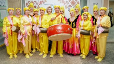 Участники фестиваля «Окский меридиан», Рязань, 19 февраля 2023 года. (The Epoch Times)