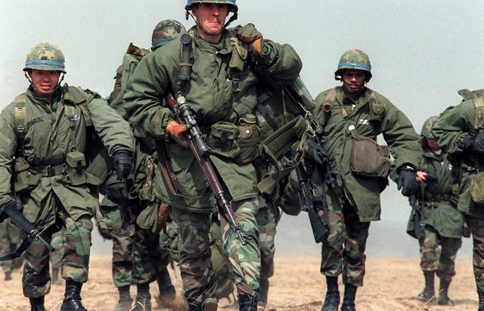 : Военнослужащие США в совместных южнокорейско-американских учениях. (nara.getarchive.net/Public Domain)