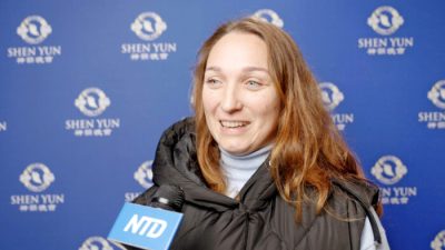 Мюриэль Ларреа Ласо после посещения премьеры Shen Yun Performing Arts в Auditorio Kursaal в Сан-Себастьяне, Испания, 31 января. (NTD)
