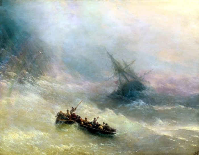 И. Айвазовский, «Радуга» (1873). (Public Domain)