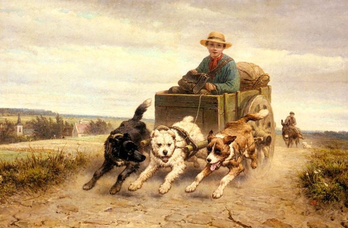 Генриетта Роннер-Книп «Собачья упряжка». (Фото: ru.wikipedia.org. Общественное достояние)