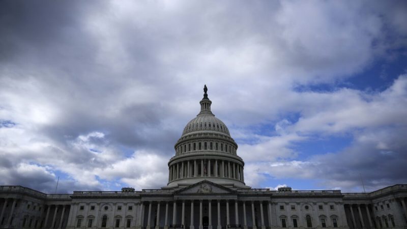 Вид на Капитолий США в Вашингтоне 23 января 2023 года. (Drew Angerer/Getty Images)