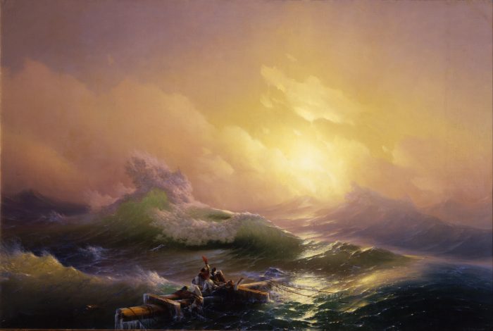 И. Айвазовский, «Девятый вал» (1850). (Public Domain)