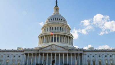 Здание Капитолия США в Вашингтоне 28 февраля 2023 года. (Madalina Vasiliu/The Epoch Times)
