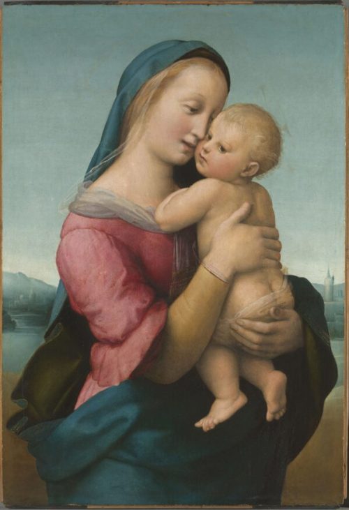 «Мадонна Темпи», 1507–1508, Рафаэль. Масло, деревянная панель. Старая картинная галерея, Баварское государственное собрание живописи, Мюнхен. (Баварское государственное собрание живописи, Мюнхен)