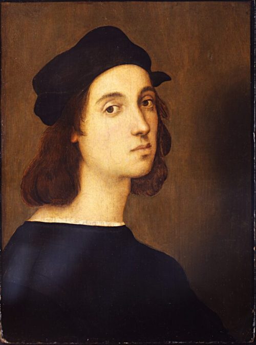 Автопортрет Рафаэля, 1506–1508 гг. Масло, деревянная панель. Галерея статуй и картин в Уффици во Флоренции, Италия. (Кабинет Галереи Уффици/Предоставлено Министерством наследия, культурной деятельности и туризма)