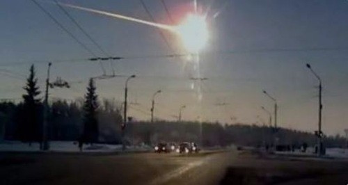 Челябинский метеорит, 15 февраля 2013 года. (Фото: minghui.org)
