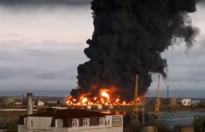 пожар, нефтебаза