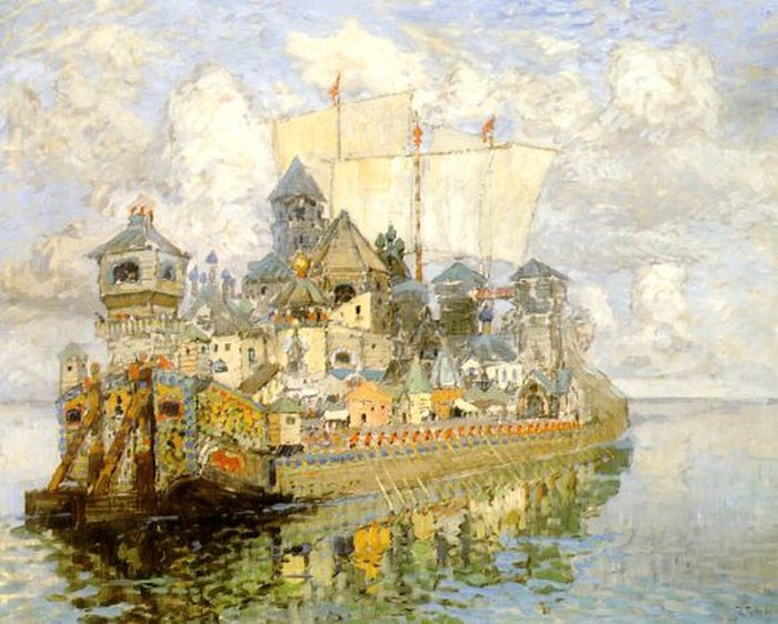 К. Горбатов. «Невидимый град Китеж». (Фото: wikipedia.org. Общественное достояние)