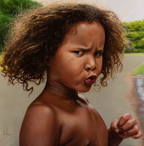 «Ребёнок-боец», Филипп Луийе. (NTD International Figure Painting Competition)