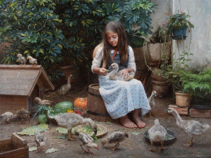 «Друзья Милены», Клодоальдо Мартинс. (NTD International Figure Painting Competition)