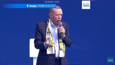Всеобщие выборы в Турции: Эрдоган и Кылычдароглу провели гигантские митинги. Фото: скриншот/Euronews по-русски/youtube.com/