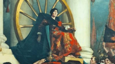 Колесо Фортуны, римская богиня удач. Фрагмент. Альфред Агаш, 1885 г. Alfred Agache/Public Domain
