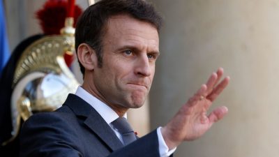 Фото: Президент Франции Эммануэль Макрон. (LUDOVIC MARIN/AFP via Getty Images) 

