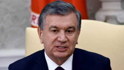 Президент Республики Узбекистан Шавкат Мирзиёев. Фото: Olivier Douliery-Pool/Getty Image