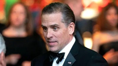 Хантер Байден прибывает для произнесения тоста во время официального государственного ужина в честь премьер-министра Индии Нарендры Моди в Белом доме в Вашингтоне 22 июня 2023 года. (Stefani Reynolds/AFP via Getty Images)
