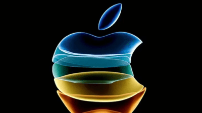 Логотип Apple демонстрируется на мероприятии в штаб-квартире компании в Купертино, Калифорния, 10 сентября 2019 г. (Stephen Lam/Reuters)