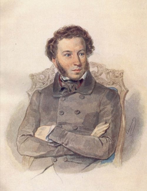 А. С. Пушкин. Акварель П. Ф. Соколова. 1836. (Общественное достояние)