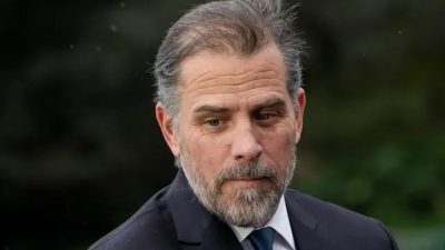 Хантер Байден, сын президента Джо Байдена, посещает мероприятие в Белом доме в Вашингтоне 18 апреля 2022 года. (Drew Angerer/Getty Images)