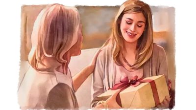 Подарки от чистого сердца доставляют удовольствие и получателю, и дарителю. (Fei Meng)
