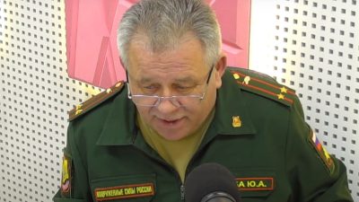 Фото: Военком Юрий Чуба. (Скриншот/Алмазный край/youtube.com) 
