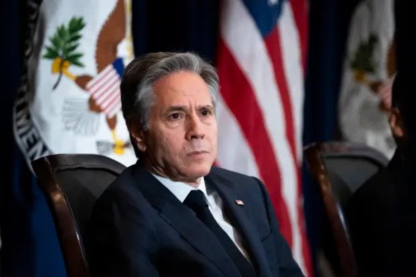 Государственный секретарь США Антони Блинкен в Вашингтоне 1 августа 2023 года. (Madalina Vasiliu/The Epoch Times)