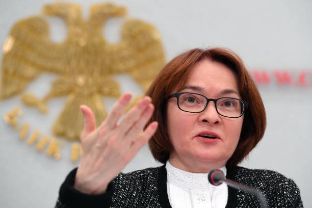 Глава Центрального банка России Эльвира Набиуллина. Фото: NATALIA KOLESNIKOVA/AFP via Getty Images