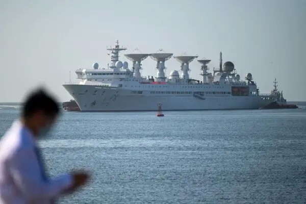 Китайское научно-исследовательское судно Yuan Wang 5 прибудет в порт Хамбантота 16 августа 2022 года, несмотря на обеспокоенность Индии и Соединённых Штатов по поводу его деятельности. (Ishara S. Kodikara/AFP)