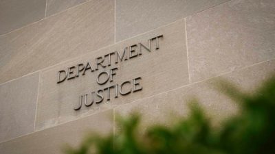Здание Министерства юстиции США в Вашингтоне, 28 июня 2023 года. (Madalina Vasiliu/The Epoch Times)