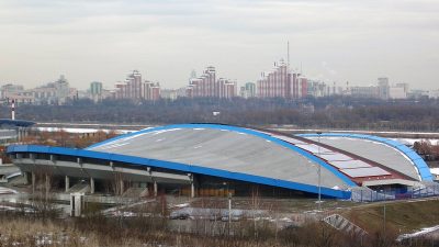 Фото: Здание велотрека «Крылатское». (Sidik iz PTU/commons.wikimedia.org/CC BY-SA 4.0)

