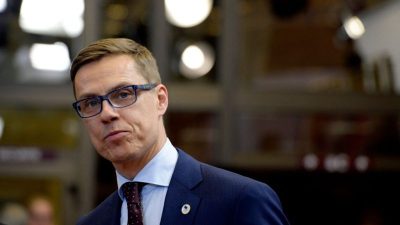 Фото: Президент Финляндии Александр Стубб. (THIERRY CHARLIER/AFP via Getty Images)