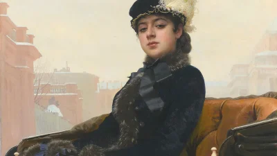 «Неизвестная», 1883, художник Иван Крамской. Масло, холст. Третьяковская галерея, Москва. (Public Domain)