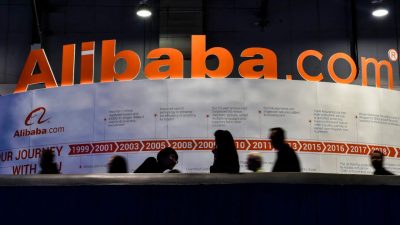 Alibaba.com Выставка в конференц-центре Лас-Вегаса 8 января 2019 года. (David Becker/Getty Images)