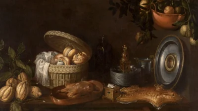 «Натюрморт», 1668 г., художник Томас Иепес. Музей Прадо, Мадрид. (Public Domain)
