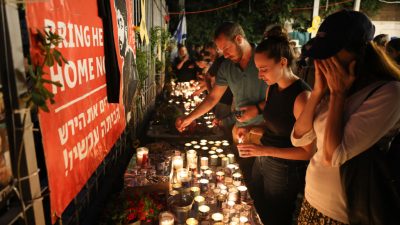 Фото: День памяти погибших от рук боевиков ХАМАС, Израиль. (AHMAD GHARABLI/AFP via Getty Images) 
