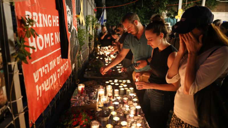 Фото: День памяти погибших от рук боевиков ХАМАС, Израиль. (AHMAD GHARABLI/AFP via Getty Images) 
