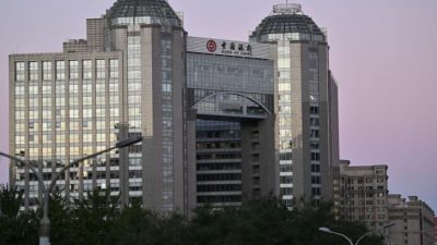 Bank of China. (ADEK BERRY/AFP via Getty Images) 
