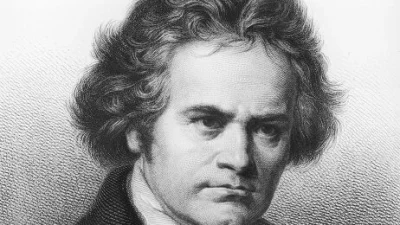 Людвиг ван Бетховен. Гравюра Й. Линднера по рисунку К. Егера. (Hulton Archive/Getty Images)
