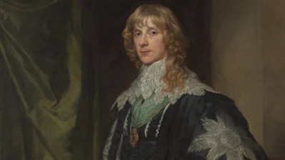 Деталь картины Энтони ван Дейка «Джеймс Стюарт (1612-1655), герцог Ричмонд и Леннокс», около 1633-1635 годов. Музей Метрополитен, Нью-Йорк. (Public Domain)