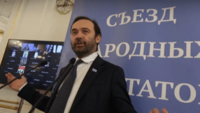 Экс-депутат Госдумы РФ Илья Пономарёв. (Скриншот/Коммерсантъ/vkvideo.ru