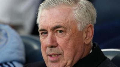 Главный тренер мадридского «Реала» Карло Анчелотти. (Aitor Alcalde/Getty Images)