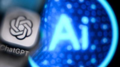 Логотип приложения ChatGPT, разработанного американской компанией по искусственному интеллекту OpenAI. (KIRILL KUDRYAVTSEV/AFP via Getty Images)