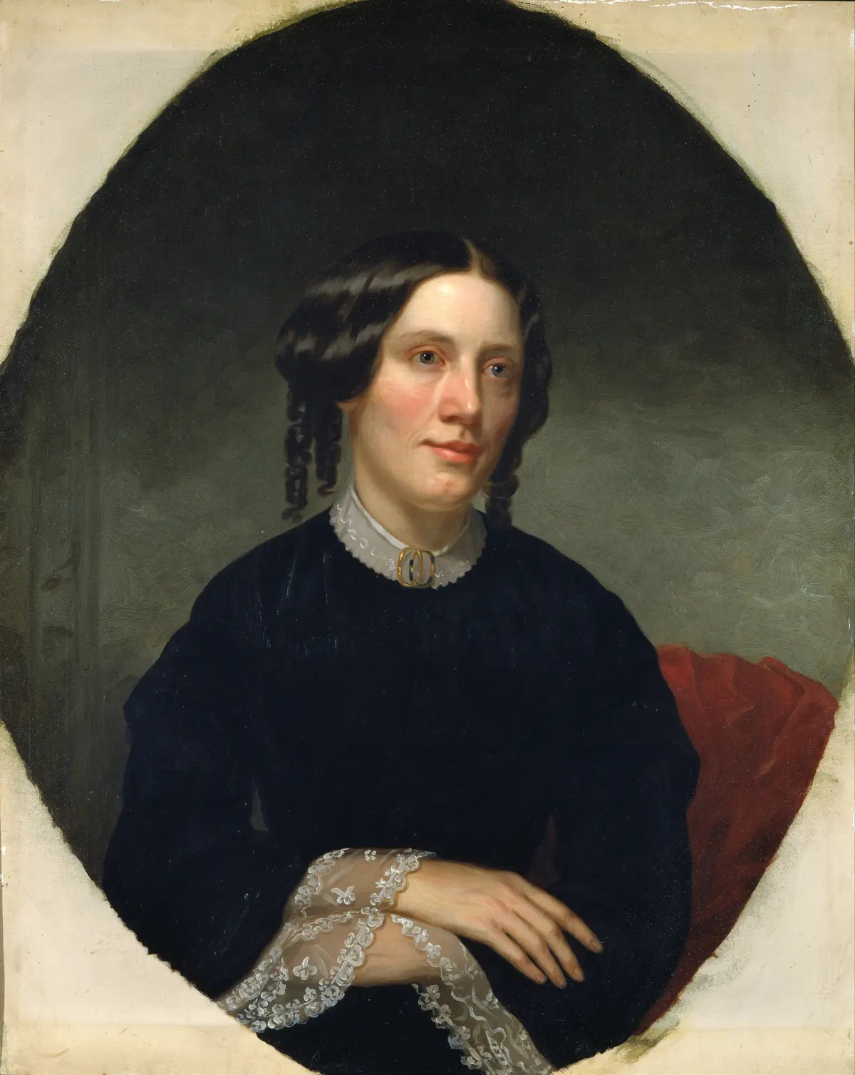 «Харриет Бичер-Стоу», 1853 год, Алансон Фишер. Холст, масло. Национальная портретная галерея, Вашингтон, округ Колумбия. (Public Domain)