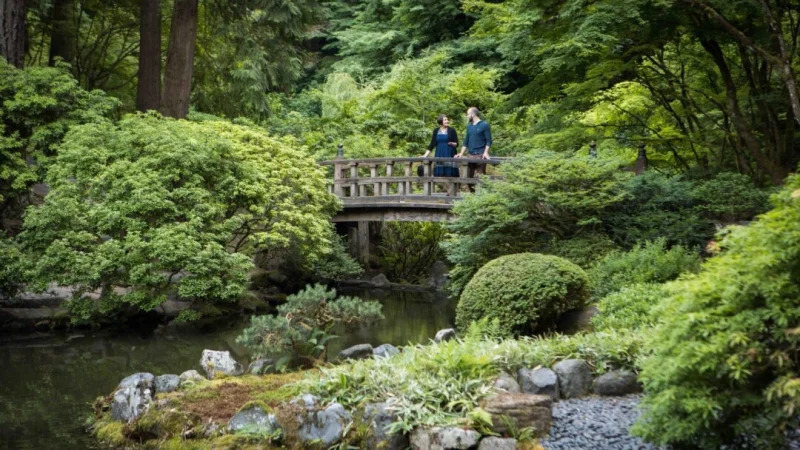 Японский сад Портленда в Орегоне. (Jonathan Ley/Portland Japanese Garden)
