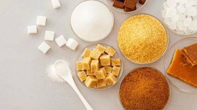 Различные виды сахара и натуральные подсластители. (Zhane Luk/Shutterstock)