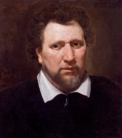 Портрет Бенджамина Джонсона, 1617 год, Абрахам ван Блиенберх, холст, масло. (Public Domain)